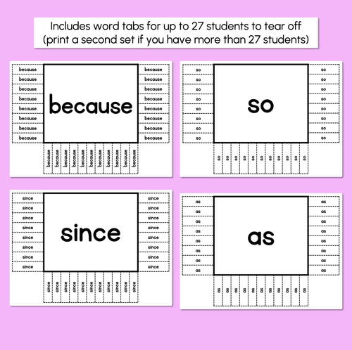 Resource preview 4 for Read the Room - Cause-and-effect Statements