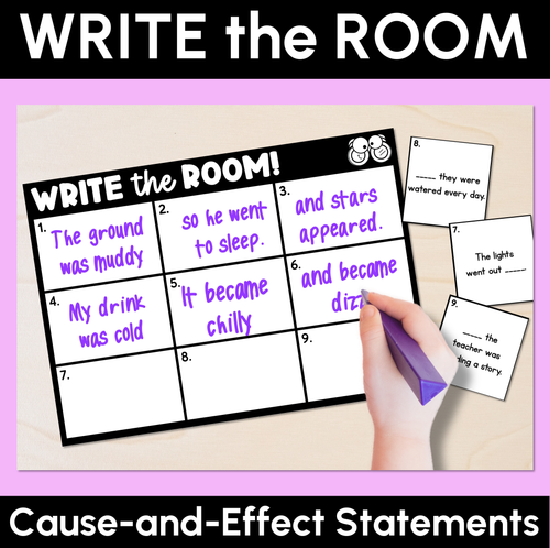 Resource preview 6 for Cause-and-effect Statements Bundle