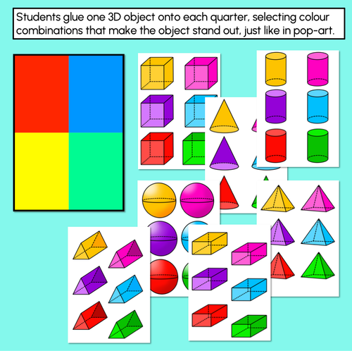 Resource preview 2 for 3D Objects Pop Art Templates