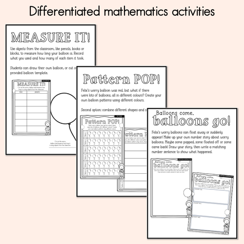 Resource preview 5 for Don't Worry Felix Printable Pack - Book Week 2025
