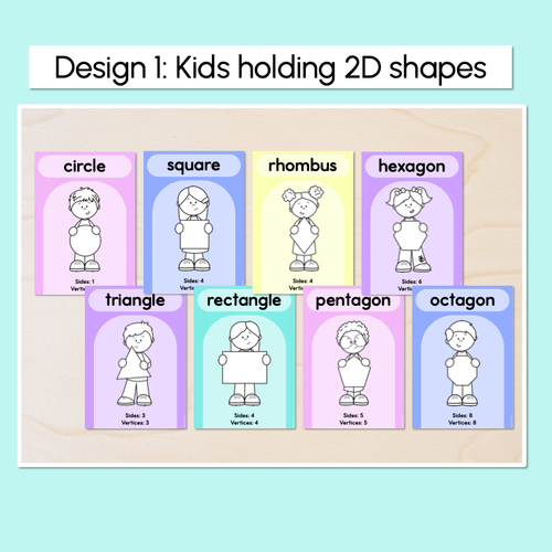 Resource preview 2 for 2D Shape Posters - The Wonderland Collection