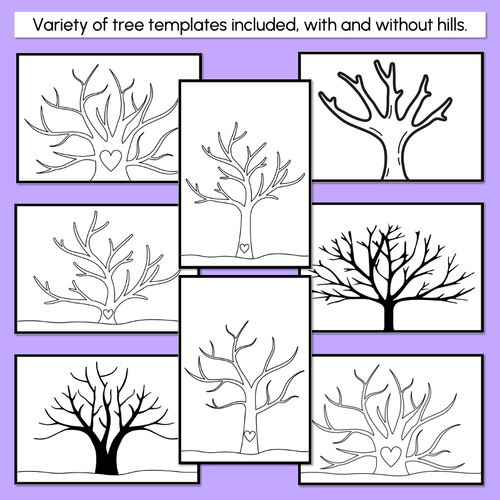 Resource preview 3 for Class Fingerprint Trees - End of Year Activity - Class Memories