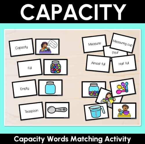 Resource preview 7 for Compare Capacity by filling & packing - Grade 1 & 2 Unit of Work