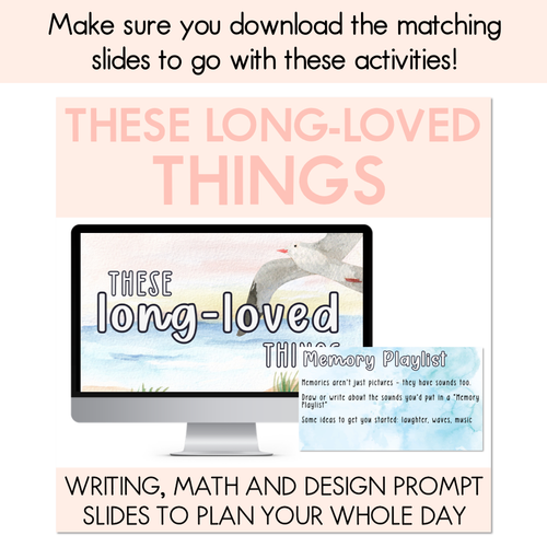 Resource preview 6 for These Long-Loved Things Printable Pack - Book Week 2025