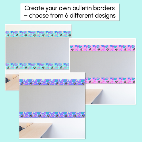Resource preview 3 for Bulletin Borders - The Wonderland Collection