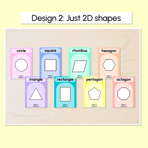 Resource preview 3 for 2D Shape Posters - The Kasey Rainbow Collection