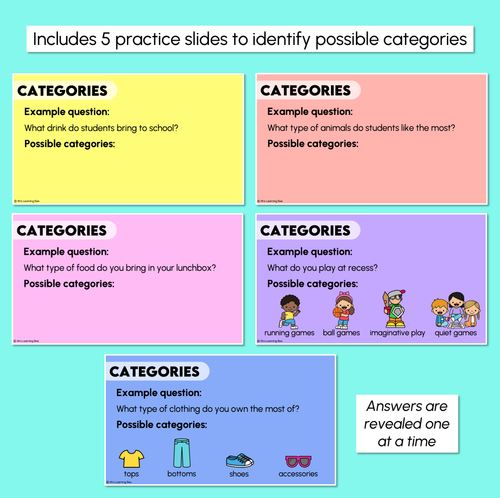 Resource preview 3 for Categories for Data - Digital Slides
