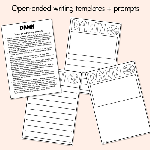Resource preview 3 for Dawn Printable Pack - Literacy, Maths, Book Crafts & Design Printables - Book Week 2026