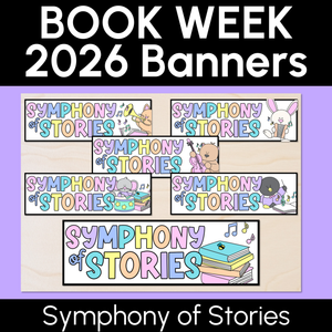 BOOK WEEK 2026 Banners - Symphony of Stories