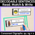 4 for Decodable Sentence Activities for Consonant Digraphs QU NG + X - BUNDLE