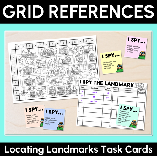 Resource preview 15 for Position: Grid Maps & Directional Language - Grade 3 & 4 Unit of Work