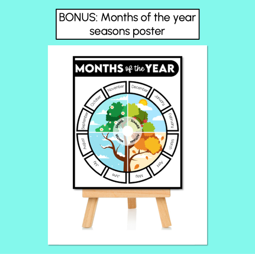 Resource preview 3 for Months of the Year Poem and Seasons Posters