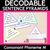 1 for CONSONANT PHONEME M WORDS - Decodable Sentence Pyramids - Phonics Fluency