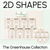 1 for 2D Shape Posters - The Greenhouse Collection - Natural Classroom Decor
