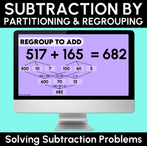 Subtraction by Partitioning & Regrouping Teaching Slides