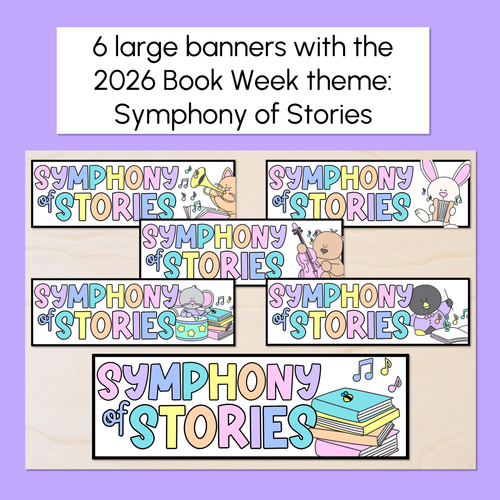 Resource preview 2 for BOOK WEEK 2026 Banners - Symphony of Stories