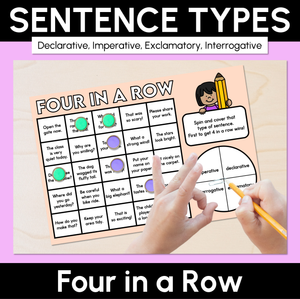 Sentence Types - Four in a Row