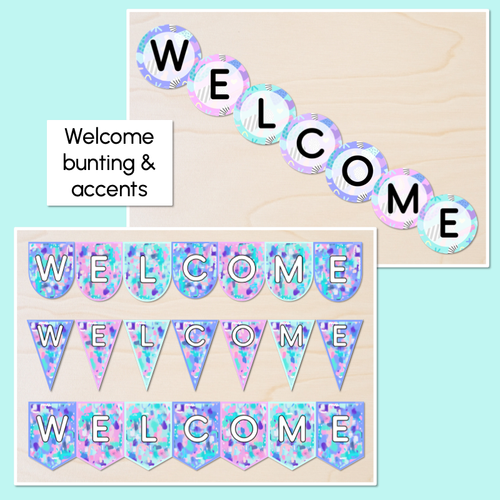 Resource preview 2 for WELCOME SIGNS & BUNTING - The Wonderland Collection