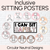 1 for Inclusive Sitting Posters & Display - Circular Neutral Design