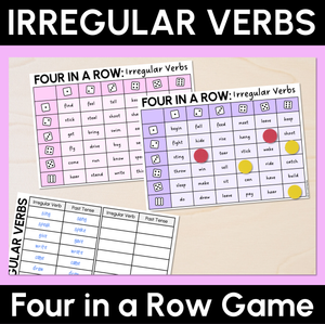 Irregular Verbs - Four in a Row Game