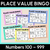 1 for Place Value Bingo - 3-Digit Numbers 100 to 999