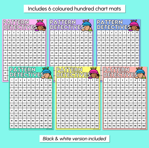 Resource preview 3 for Patterns on the Hundred Chart (Pattern Detectives) - Multiples Game
