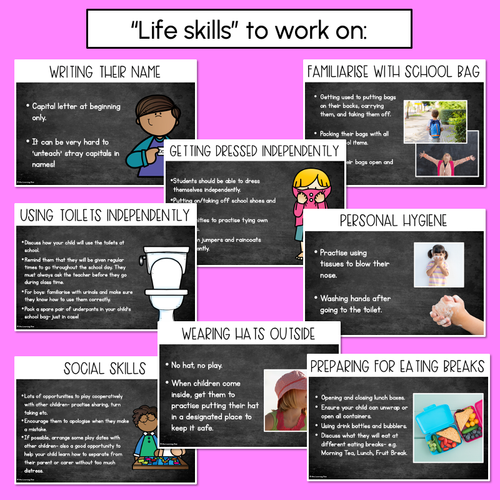 Resource preview 2 for Preparing your child for school - EDITABLE Parent Presentation