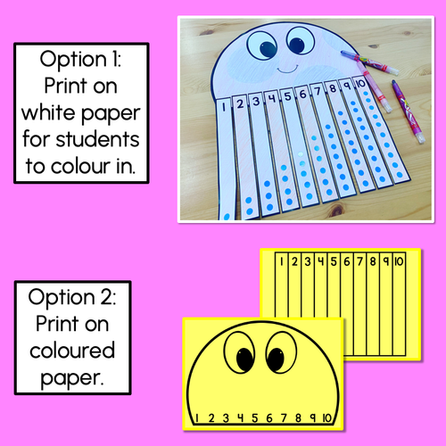 Resource preview 2 for Jellyfish Number Craft