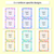 2 for BOOK BOX HOLDER EDITABLE LABELS- The Kasey Rainbow Collection