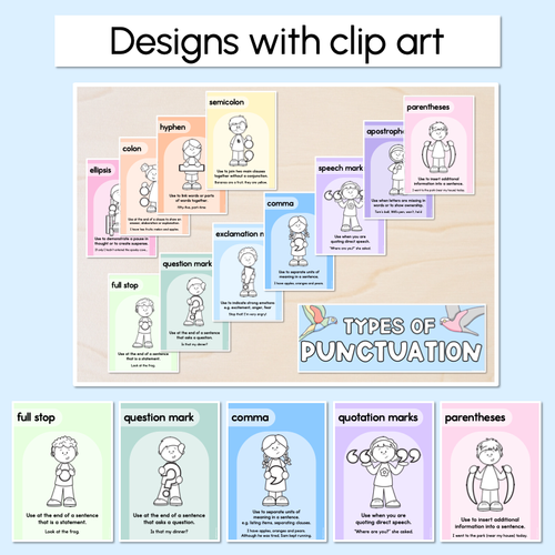 Resource preview 2 for PUNCTUATION POSTERS - The Brentos Collection