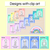 2 for PUNCTUATION POSTERS - The Kasey Rainbow Collection