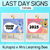1 for Last Day Editable Signs - The Kutopia Collection