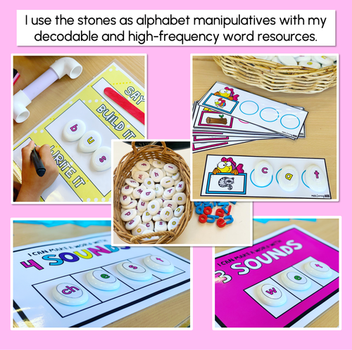 Resource preview 2 for DIY Alphabet Manipulatives - SOUND STONES FREEBIE