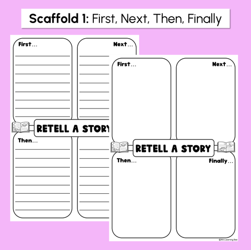 Resource preview 2 for Story Retell - Student Templates