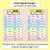 2 for Morning Greetings - Editable Rainbow Templates