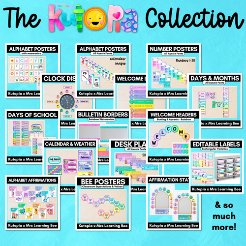 Resource preview 8 for Kutopia Teaching Slides – Editable Classroom Slides for Teachers - PowerPoint or Google Slides