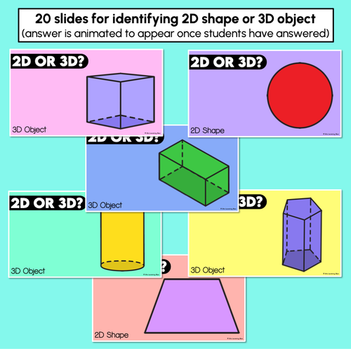Resource preview 2 for 2D Shape or 3D Object? Digital Slides