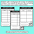 2 for How Many Cups? Capacity Recording Templates