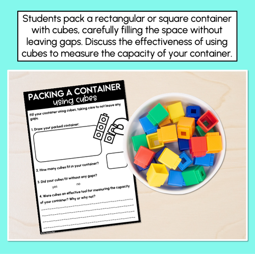 Resource preview 2 for Packing a Container Using Cubes - Internal Volume Activity