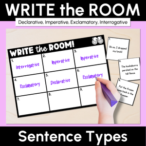 Write the Room - Sentence Types
