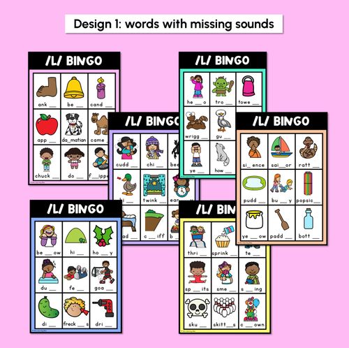 Resource preview 2 for L SOUND BINGO - Ways to spell the /l/ phoneme