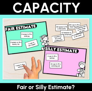 Capacity Sorting Task - Fair or Silly Estimate?