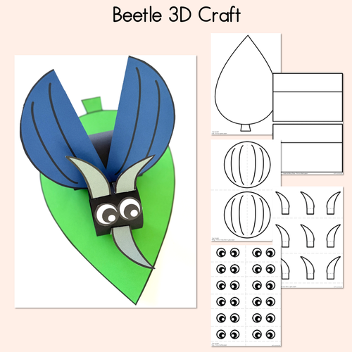 Resource preview 2 for One Little Dung Beetle Printable Pack - Book Week 2025