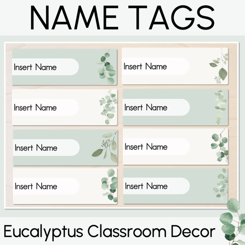 Resource preview 28 for Eucalyptus Classroom Decor Bundle