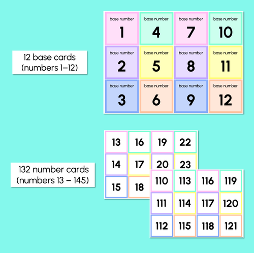 Resource preview 3 for Multiples Match - Multiplication Card Game