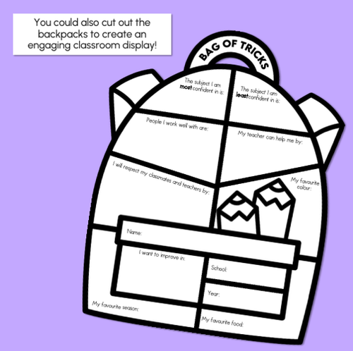Resource preview 3 for Bag of Tricks - Get to Know You Activity & Classroom Display