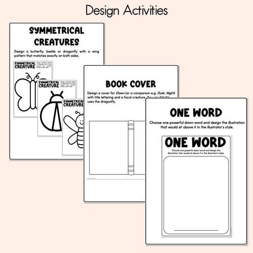 Resource preview 6 for Dawn Printable Pack - Literacy, Maths, Book Crafts & Design Printables - Book Week 2026
