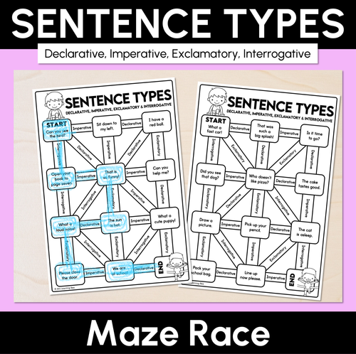 Resource preview 7 for Sentence Types Bundle