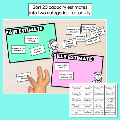 Resource preview 2 for Capacity Sorting Task - Fair or Silly Estimate?