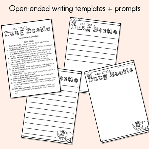 Resource preview 4 for One Little Dung Beetle Printable Pack - Book Week 2025
